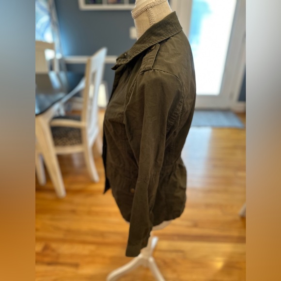 Love Tree olive green lightweight cargo jacket - Picture 5 of 7